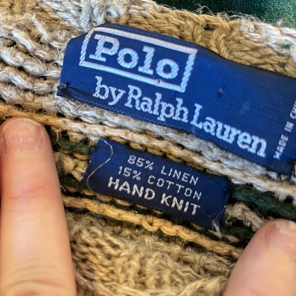 Ralph Lauren Handknit Polo Sweater - Picture 5 of 5